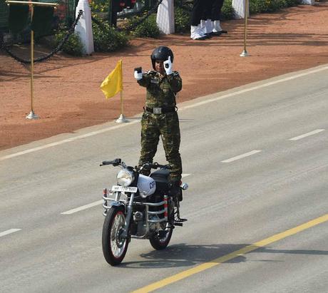 Republic Day Parade 2020 ~ motor cycle daredevilry