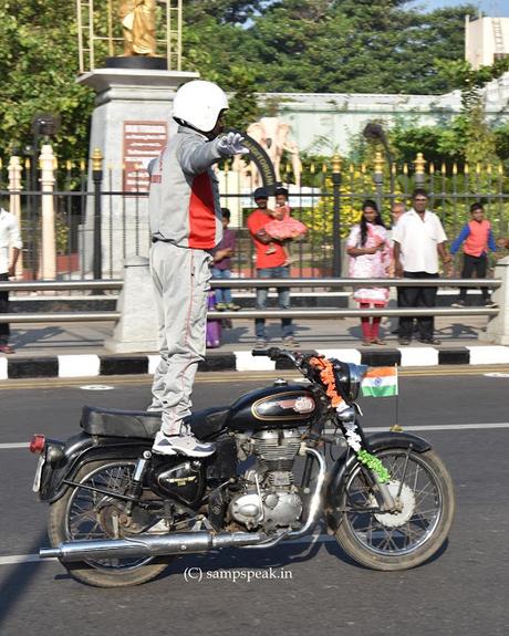 Republic Day Parade 2020 ~ motor cycle daredevilry