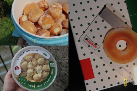 Krispy Kreme’s Original Glazed Doughnuts, Bites and Popcorn! (Yes, there is such a thing)