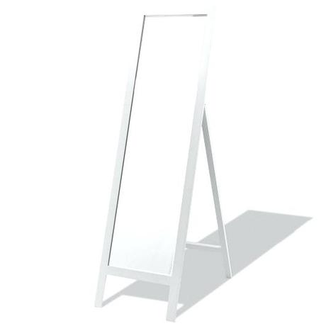 standing wood mirror ladder floor full length white wooden frame dressing
