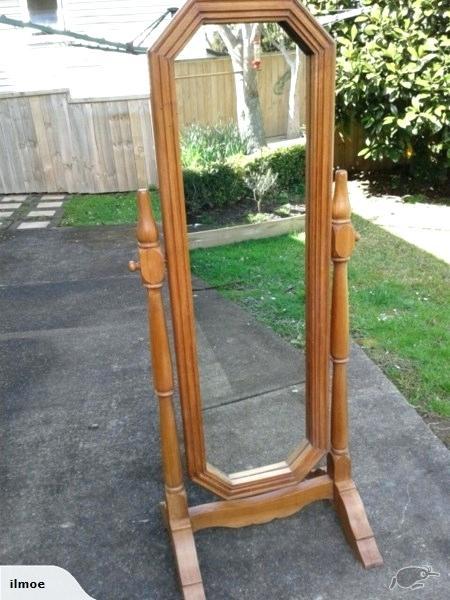 standing wood mirror free full length solid
