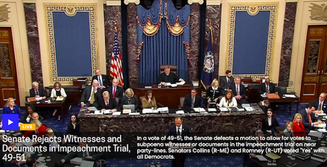 GOP Senators Vote For Cover-Up Instead Of Fair Trial