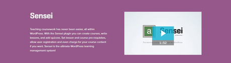 sensei : LMS Theme sensei : LMS Plugin