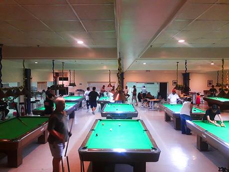 billiards area