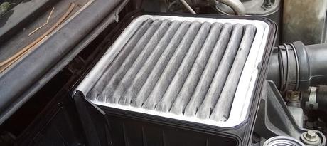 Clogged air filter