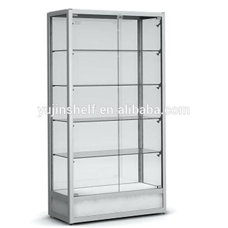 cell phone cabinets mobile light up glass display showcase for store buy