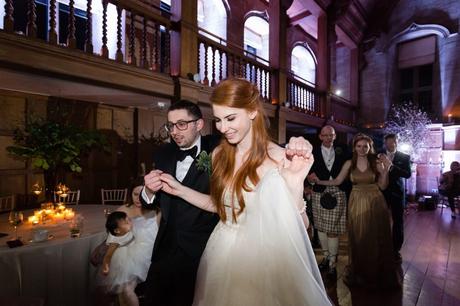 Bride & groom's brother dance at wedding. 