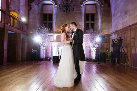 Bride & Groom's first dance at Achnagairn Estate wedding