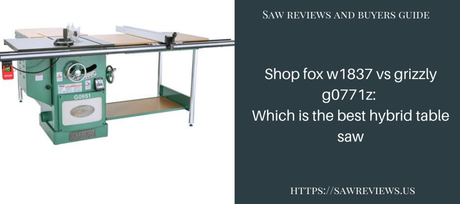 Shop fox w1837 vs grizzly g0771z