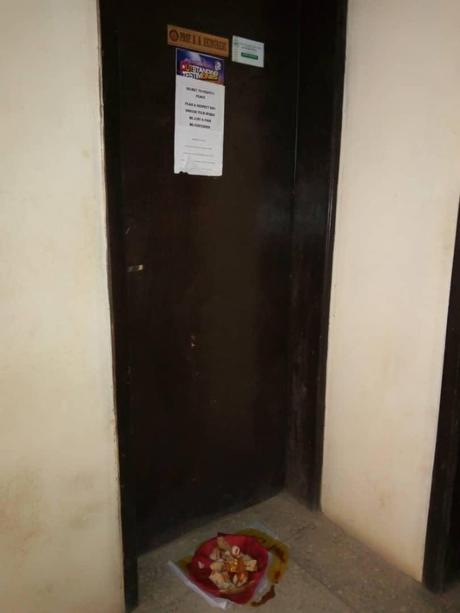 Sacrifice Deposited At Lecturer Doorstep In LAUTECH [Photo]