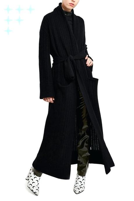 cashmere long robe personality cardigans