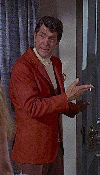Matt Helm’s Coral Red Jacket in Murderers’ Row Matt Helm’s Coral Red Jacket in Murderers’ Row