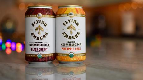 A Review of Flying Embers Black Cherry and Pineapple Chili Hard Kombucha