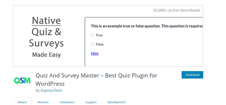 Quiz and Survey Master Quiz and Survey Master