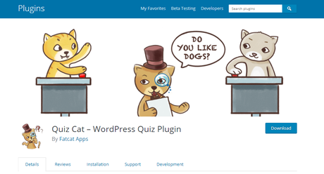 Quiz Cat WordPress quiz plugin Quiz Cat WordPress quiz plugin