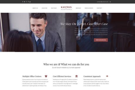45 Outstanding Lawyer WordPress Themes For Law Firms In 2020 Kaufman