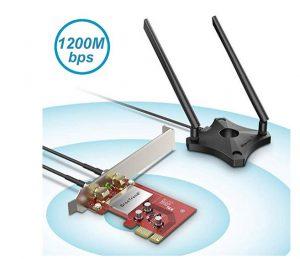 BrosTrend 1200Mbps PCIe WiFi Network Card