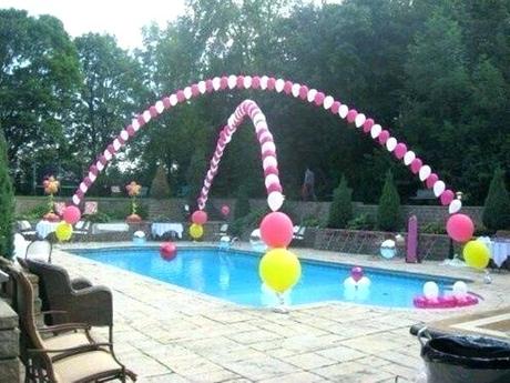 swimming party decorations pool ideas