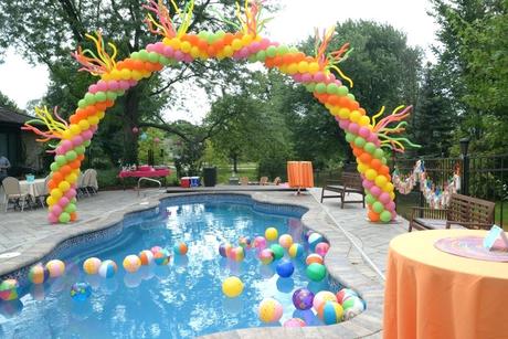swimming party decorations birthday themes pool best