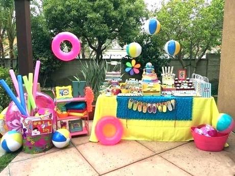 swimming party decorations themed supplies pool decoration ideas