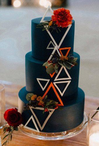 simple elegant chic wedding cakes balck modern cake bulb.creative