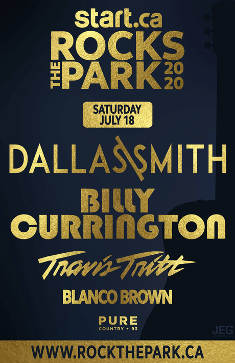 Start.ca Rocks The Park Announces Country Night with Dallas Smith & More