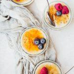 This Vegan Creme Brulee is a twist on the traditional French dessert that translates to 