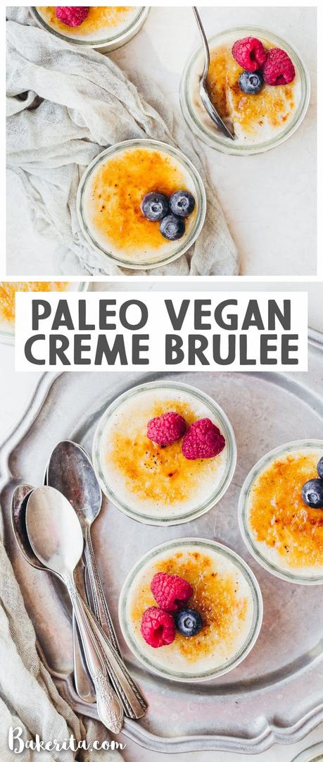 This Vegan Creme Brulee is a twist on the traditional French dessert that translates to 