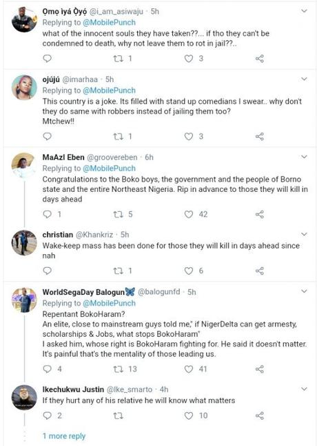 Nigerians react as 1,400 repentant Boko Haram suspects are released