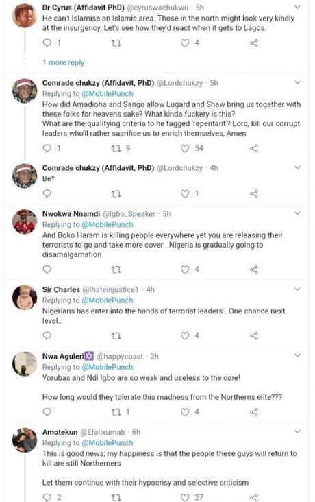 Nigerians react as 1,400 repentant Boko Haram suspects are released