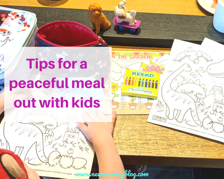 Tips for a peaceful meal out with kids