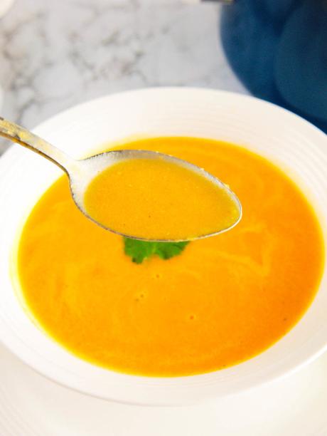 Acorn Squash Bisque with Greek Yogurt