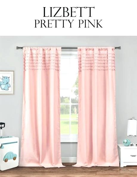 pretty pink curtains patchwork stylish set of 2