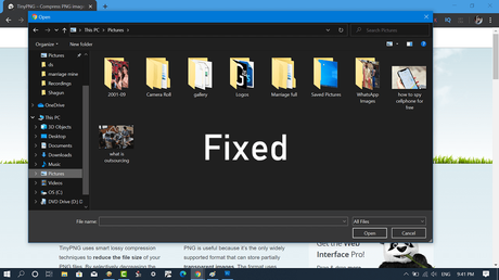 Fix – Google Chrome File Open Dialogue is Blurry (Chrome v80 issue) Fix – Google Chrome File Open Dialogue is Blurry (Chrome v80 issue)