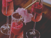 Ingredient Valentine's Cocktail- Raspberry Sorbet Rose Floats
