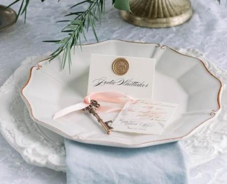 wedding place card ideas escort card with wax seal