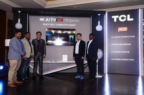 TCL P8 Series of smart televisions – the AI powered Android TV you can talk to.