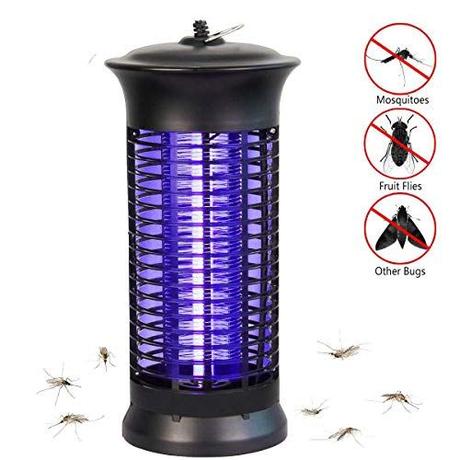 NoBug Bug Zapper Electric Indoor Insect Killer Suspensible UV Light Mosquito Killer Bug Fly Pests Attractant Trap Zapper Lamp 1000V Grid  Home Bedroom,Kitchen, Office(Black)
