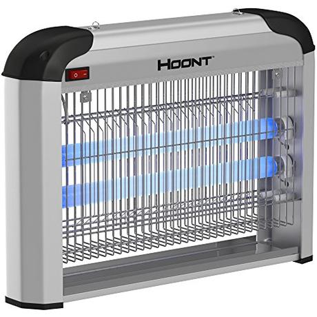 Hoont Powerful Electric Indoor Bug Zapper and Fly Zapper Catcher Killer Trap - Protects 6,000 Sq. Ft / Bug and Fly Killer, Insect Killer, Mosquito Killer - for Residential and Commercial Use