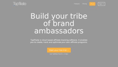 Tapfiliate – A Complete Affiliate Marketing Software for SAAS Tapfiliate – A Complete Affiliate Marketing Software for SAAS