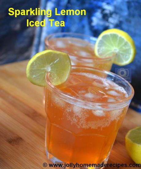 Sparkling Lemon Iced Tea