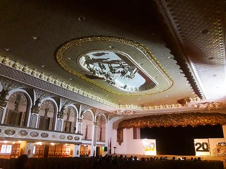 stage inside Hotel de Oriente