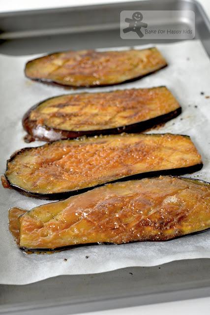 Japanese oven grilled miso eggplant nasu dengaku