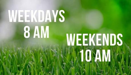 when can you legally mow your lawn