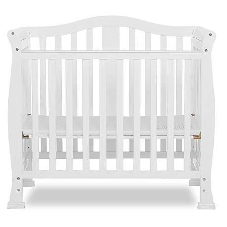 Dream On Me Addison 4 in 1 Convertible Mini Crib, White