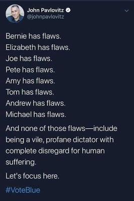 All The Dems Have Flaws - And All Are Better Than Trump
