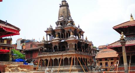 The Patan Durbar Square in Nepal, Asia
