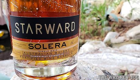 Starward Solera Single Malt Whisky Label