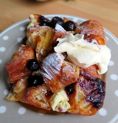 Berry & Cream Croissant French Toast for Two