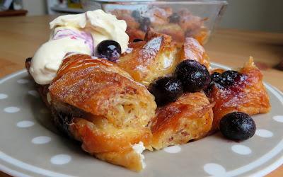 Berry & Cream Croissant French Toast for Two